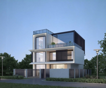 Modern Detached Villa-ID:536879064