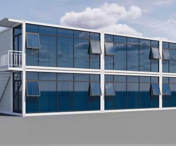 Modern Industrial Building-ID:504050359