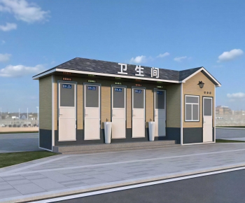 New Chinese Style Public Building-ID:371745119