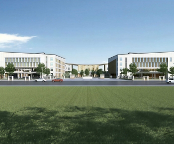 Modern School Building-ID:323807953