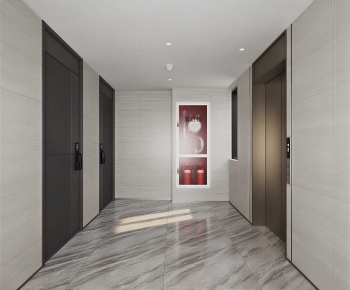 Modern Office Elevator Hall-ID:911159044