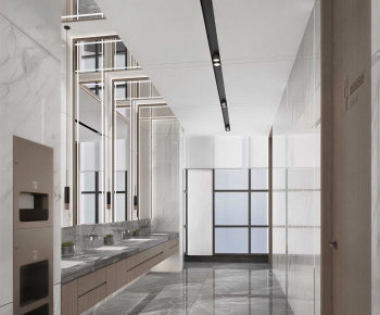 Modern Public Toilet-ID:760982049