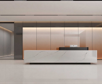 Modern Office Reception Desk-ID:425690894