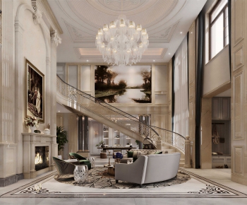 European Style A Living Room-ID:848829988