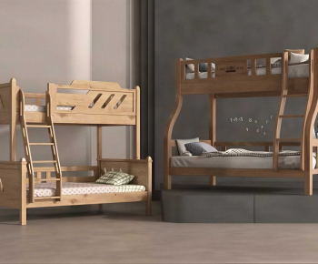 Modern Bunk Bed-ID:825037008