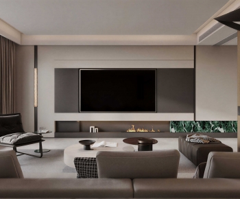 Modern A Living Room-ID:446119312