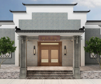 Chinese Style Facade Element-ID:692593107