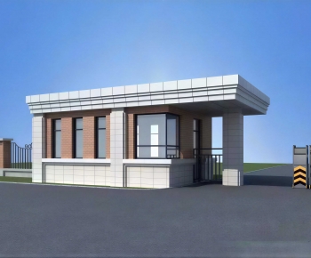 Modern Security Booth-ID:558033945