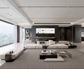 Modern A Living Room-ID:962390903