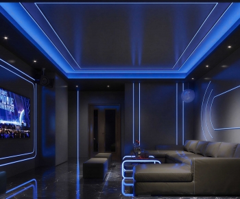 Modern Audiovisual Room-ID:674115907