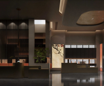 Modern Exhibition Hall-ID:727176907