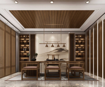 New Chinese Style Tea House-ID:402641068