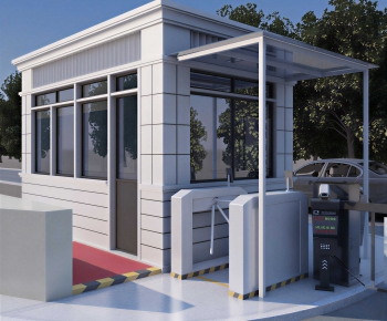 Modern Security Booth-ID:313756949