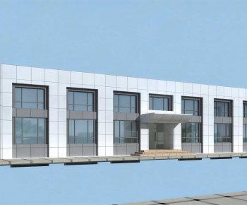 Modern Industrial Building-ID:458584071