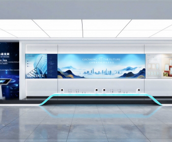 Modern Exhibition Hall-ID:380425938