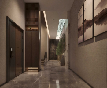 New Chinese Style Hallway-ID:467823034