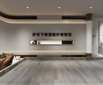 New Chinese Style Exhibition Hall-ID:500094895