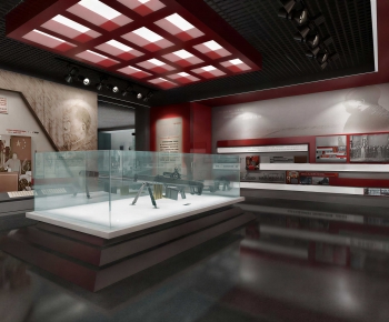 Modern Exhibition Hall-ID:923423057