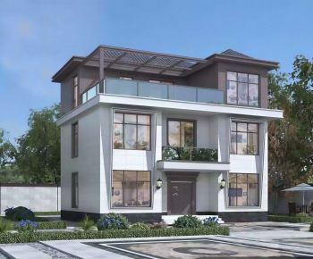 New Chinese Style Detached Villa-ID:425689229