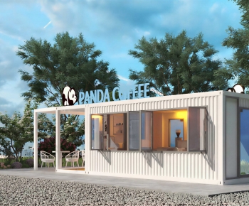 Modern Appearance Of Commercial Building-ID:741667031