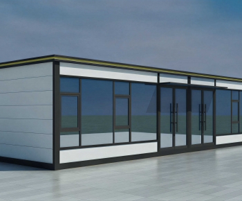 Modern Appearance Of Commercial Building-ID:597059011