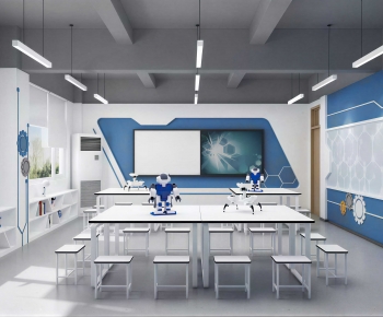 Modern School Classrooms-ID:834393029