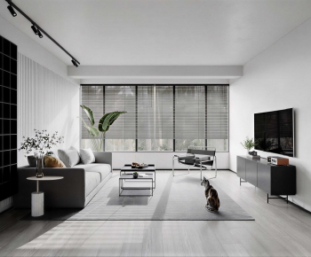 Modern A Living Room-ID:674952032