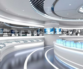 Modern Exhibition Hall-ID:626189731