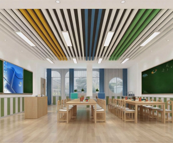 Modern Kindergarten Classrooms-ID:916168934