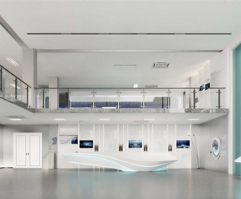 Modern Exhibition Hall-ID:535885107