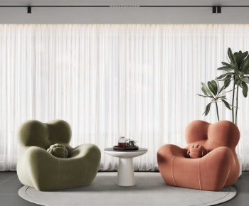 Modern Single Sofa-ID:723550085