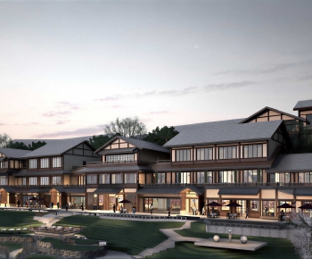 New Chinese Style Commercial Street-ID:940665018