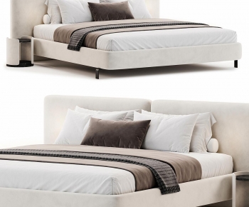 Modern Double Bed-ID:300873995