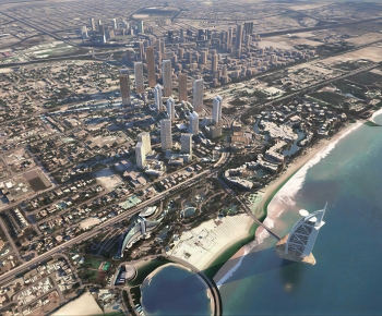 Modern Architectural Bird's-eye View Planning-ID:450999021