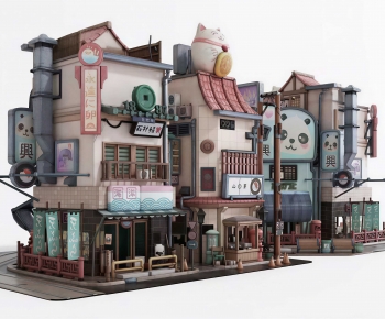 Modern Cartoon House-ID:225769047