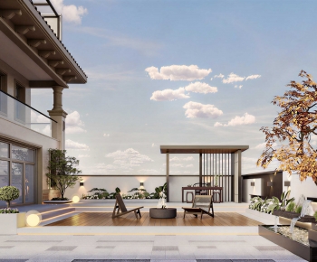 Modern Courtyard/landscape-ID:816104896