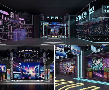 Modern Exhibition Hall-ID:391011956