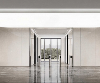 Modern Office Reception Desk-ID:425639257