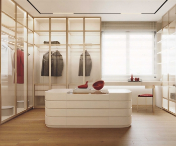 Modern Clothes Storage Area-ID:588851063