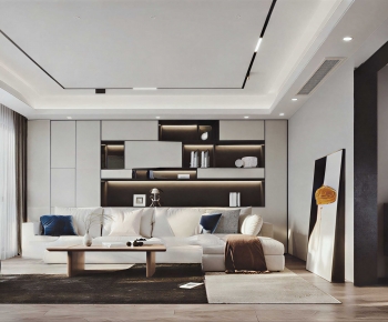 Modern A Living Room-ID:369431025