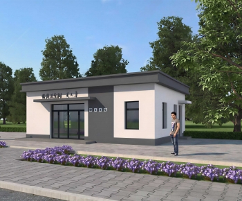 New Chinese Style Public Building-ID:865673073