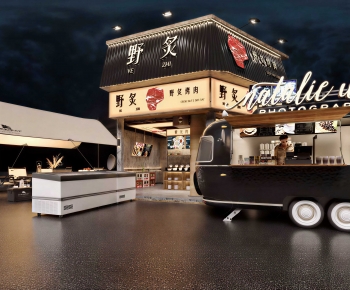 Modern Barbecue Restaurant-ID:504251001