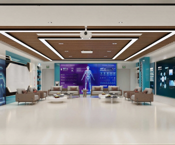 Modern Exhibition Hall-ID:640729907