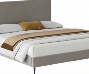 Modern Double Bed-ID:160235888