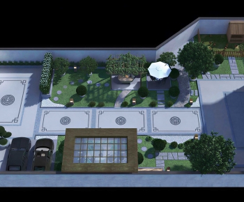 Modern Architectural Bird's-eye View Planning-ID:225415953