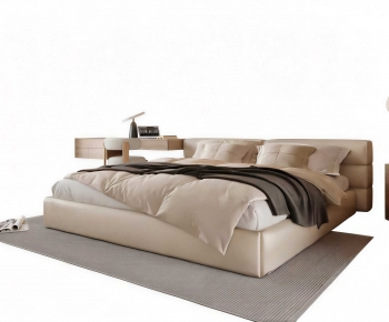 Modern Double Bed-ID:919810062