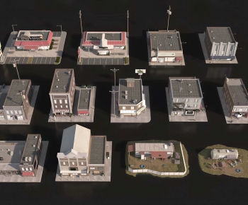 Modern Appearance Of Commercial Building-ID:204942943