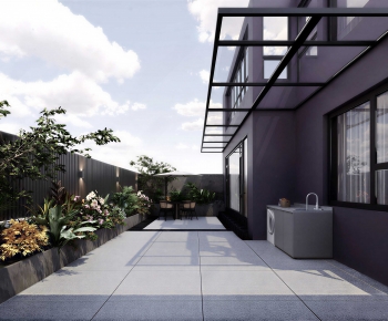Modern Courtyard/landscape-ID:706410881