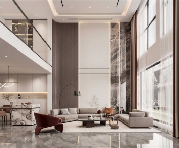 Modern A Living Room-ID:195331102