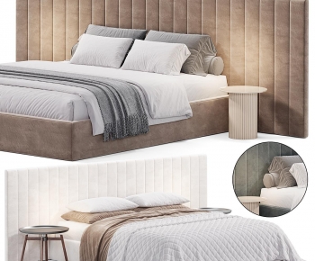 Modern Double Bed-ID:748663901